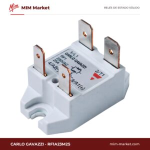Relé de estado sólido Carlo Gavazzi RF1A23M25 – 25 A, 24-280 V ac