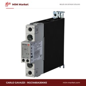 Relé de estado sólido Carlo Gavazzi RGC1A60A30KKE – 30 A, 42-600 V ac