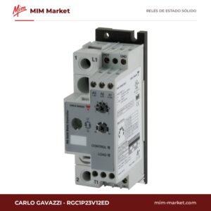Controlador de potencia de estado sólido Carlo Gavazzi RGC1P23V12ED – 37 A, 85-265 V ac
