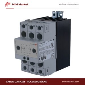 Relé de estado sólido Carlo Gavazzi RGC2A60D25KKE – 32 A, 42-660 V ac