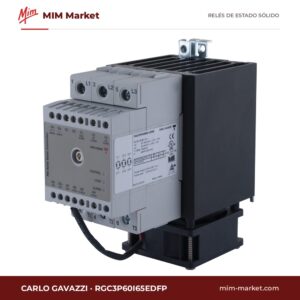 Relé de estado sólido trifásico Carlo Gavazzi RGC3P60I65EDFP – 65 A, 180-660 V ac