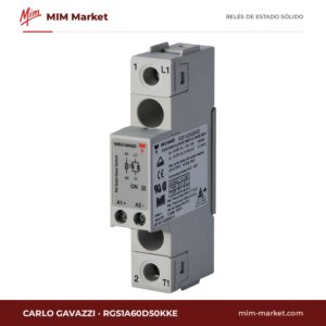 Relé de estado sólido Carlo Gavazzi RGS1A60D50KKE – 50 A, 42-600 V ac
