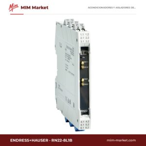 Barrera activa de 1 canal, ATEX Endress+Hauser RN22-8L1B – 0/4…20 mA, HART, 24 V DC