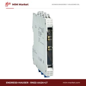 Barrera activa de 2 canales Endress+Hauser RN22-AA2A+LT – 0/4…20 mA, HART, bornes de tornillo