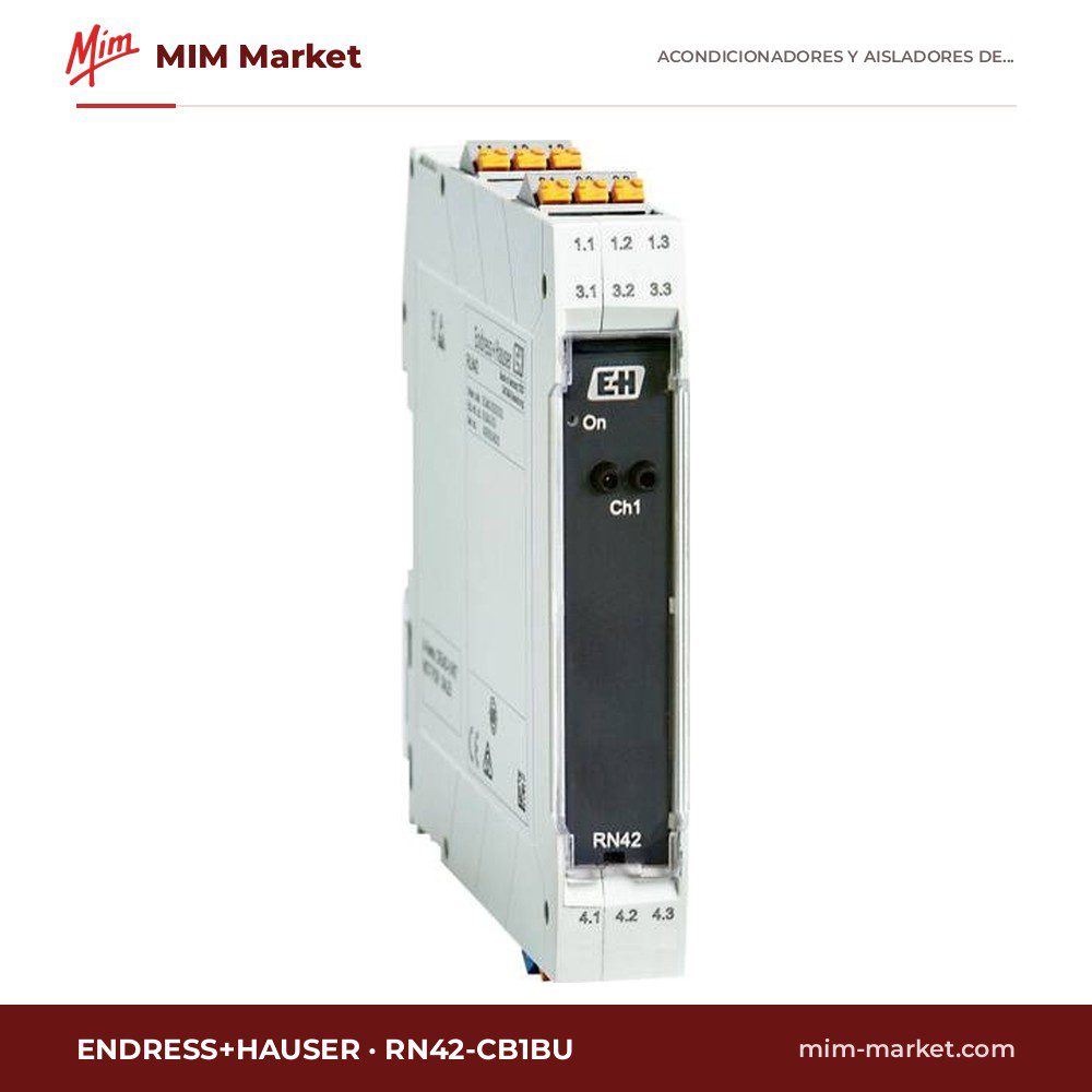 Barrera activa / alimentador separador Endress+Hauser RN42-CB1BU – serie RN42, 1 canal, CSA