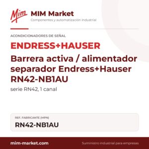 Barrera activa / alimentador separador Endress+Hauser RN42-NB1AU – serie RN42, 1 canal