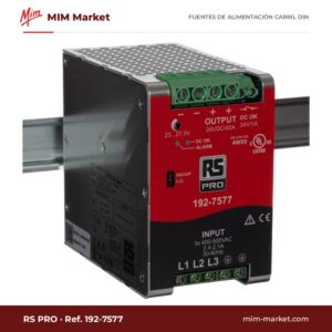 Fuente de alimentación para carril DIN RS PRO 40 A a 24 V DC 960 W