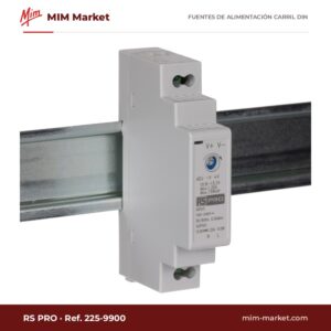 Fuente de alimentación para carril DIN RS PRO 1,25 A a 12 V DC