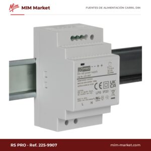 Fuente de alimentación para carril DIN RS PRO 2,5 A a 24 V DC