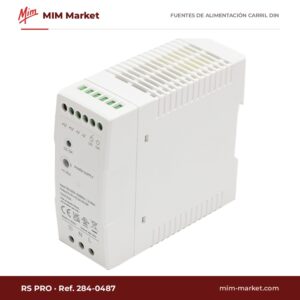Fuente de alimentación para carril DIN RS PRO 2 salidas 2,5 A a 24 V DC 60 W