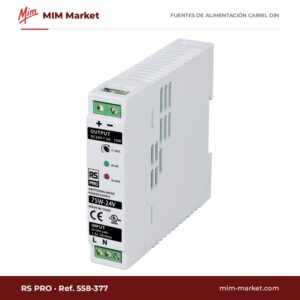 Fuente de alimentación para carril DIN RS PRO 6 A a 12 V DC