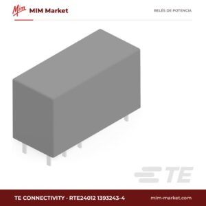 Relé de potencia TE Connectivity RTE24012 1393243-4 – DPDT, bobina 12 V dc, 8 A