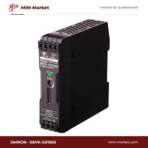 Fuente de alimentación carril DIN Omron S8VK-G01505 – 5 V DC, 3 A, 15 W