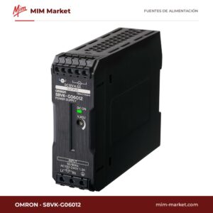 Fuente de alimentación carril DIN Omron S8VK-G06012 – 12 V DC, 4,5 A, 60 W