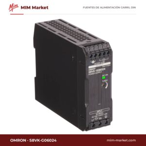 Fuente de alimentación carril DIN Omron S8VK-G06024 – 24 V dc, 2.5 A a 24 V dc