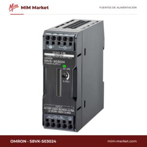 Fuente de alimentación carril DIN Omron S8VK-S03024 – 24 V DC, 1,3 A, 30 W
