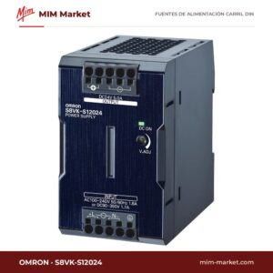 Fuente de alimentación carril DIN Omron S8VK-S12024 – 24 V dc, 5 A a 24 V dc
