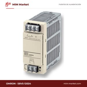 Fuente de alimentación carril DIN Omron S8VS-12024 – 24 V DC, 5 A, 120 W