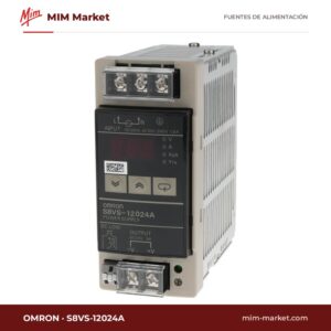 Fuente de alimentación carril DIN Omron S8VS-12024A – 24 V DC, 5 A, 120 W