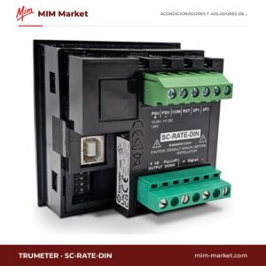 Acondicionador de señal de velocidad (rate) Trumeter SC-RATE-DIN – 0,001 Hz…60 kHz