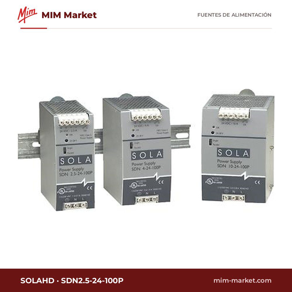 Fuente de alimentación carril DIN SolaHD SDN2.5-24-100P