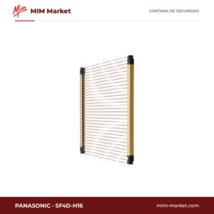 Cortina de luz de seguridad Panasonic SF4D-H16 – SF4D, par, 25 mm, 310 mm, 16 haces, tipo 4 PL e