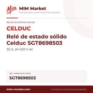 Relé de estado sólido Celduc SGT8698503 – 32 A, 24-520 V ac