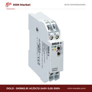 Relé temporizador Dold SK9962.81 AC/DC12-240V 0,05-300h