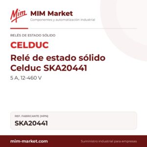 Relé de estado sólido Celduc SKA20441 – 5 A, 12-460 V