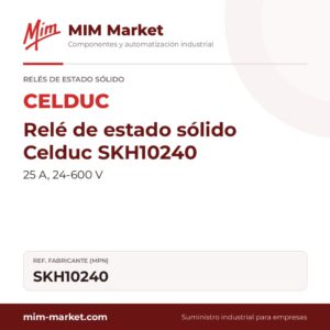 Relé de estado sólido Celduc SKH10240 – 25 A, 24-600 V