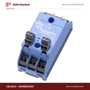 Relé de estado sólido Celduc SMR8621520 – 5 A, 24-520 V ac