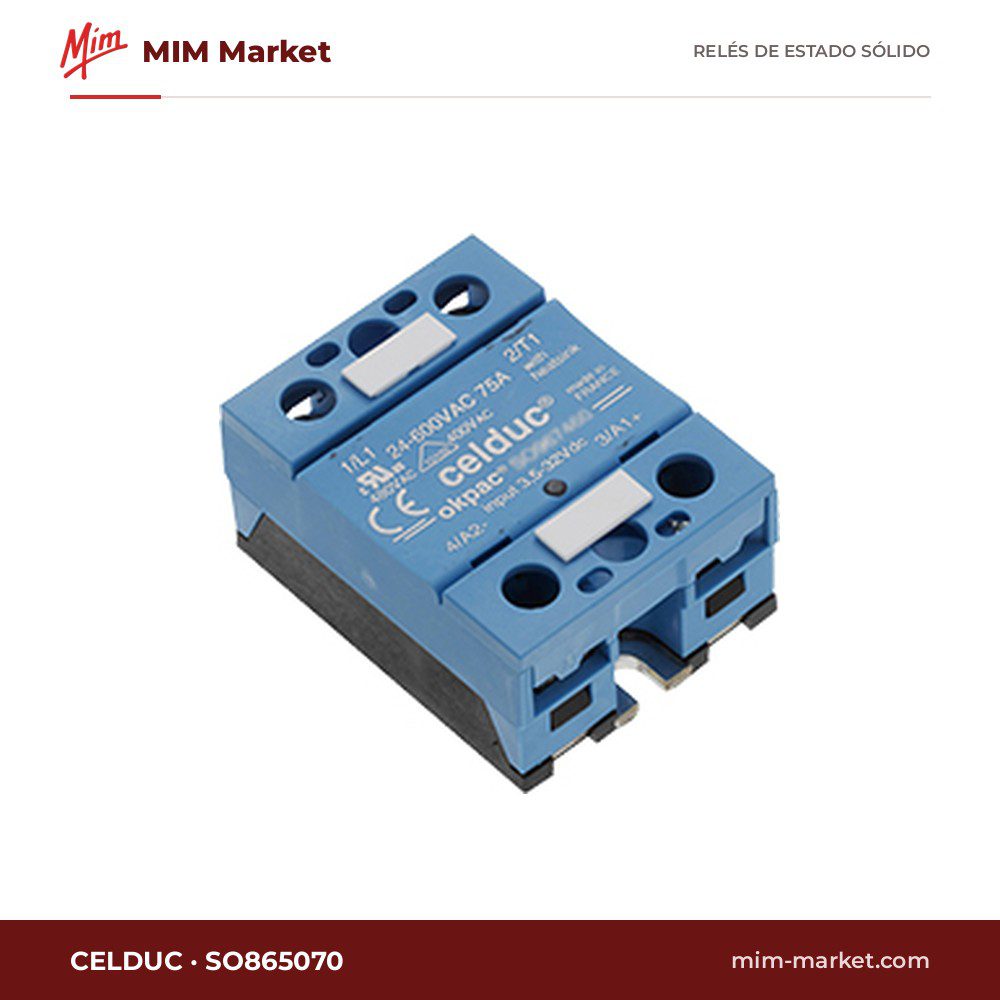 Relé de estado sólido Celduc SO865070