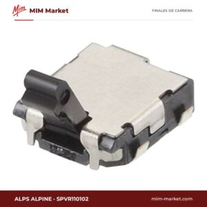 Interruptor detector Alps Alpine SPVR110102 – serie SPVR, 1 NA, 1 mA a 5 V DC, palanca, 1,2 mm de altura