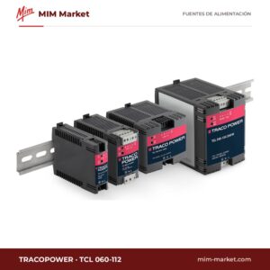 Fuente de alimentación carril DIN TRACOPOWER TCL 060-112 – 12 V DC, 4 A, 48 W