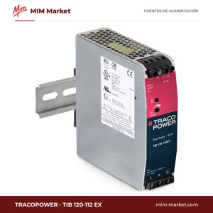 Fuente de alimentación carril DIN TRACOPOWER TIB 120-112 EX – 12 V DC, 10 A, 120 W