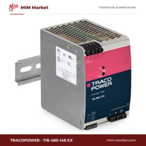 Fuente de alimentación carril DIN TRACOPOWER TIB 480-148 EX – 48 V DC, 10 A, 480 W