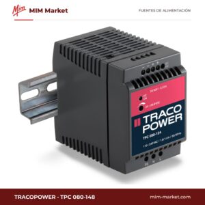 Fuente de alimentación carril DIN TRACOPOWER TPC 080-148
