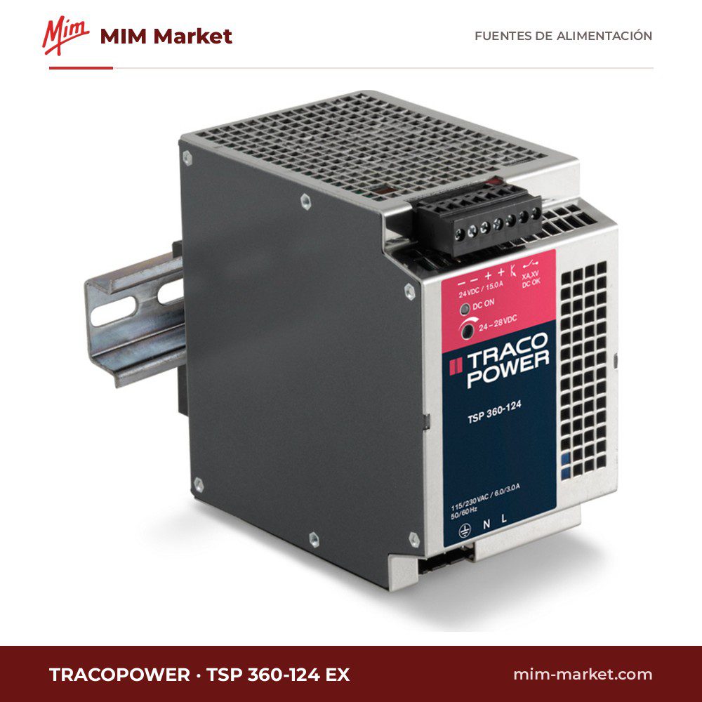 Fuente de alimentación carril DIN TRACOPOWER TSP 360-124 EX