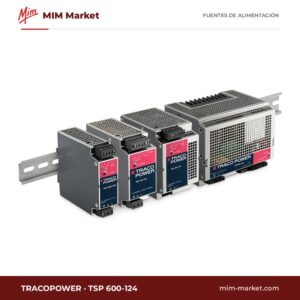 Fuente de alimentación carril DIN TRACOPOWER TSP 600-124 – 24 V DC, 25 A, 600 W