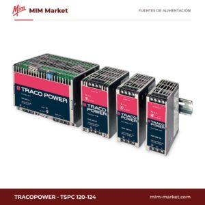 Fuente de alimentación carril DIN TRACOPOWER TSPC 120-124 – 24 V DC, 5 A, 120 W