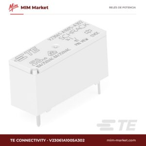 Relé de potencia TE Connectivity V23061A1005A302 – SPST, bobina 12 V dc, 8 A