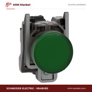 Piloto luminoso Schneider Electric XB4BVB3 – Harmony XB4, 22 mm, 24 V ac, verde