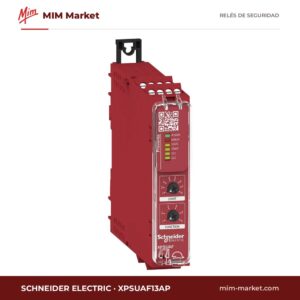Relé de seguridad Schneider Electric XPSUAF13AP – 24 V AC/DC, 3 contactos de seguridad