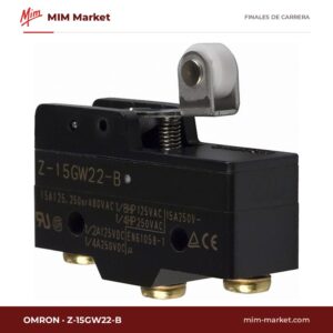 Final de carrera Omron Z-15GW22-B – palanca de rodillo, SPDT, IP00